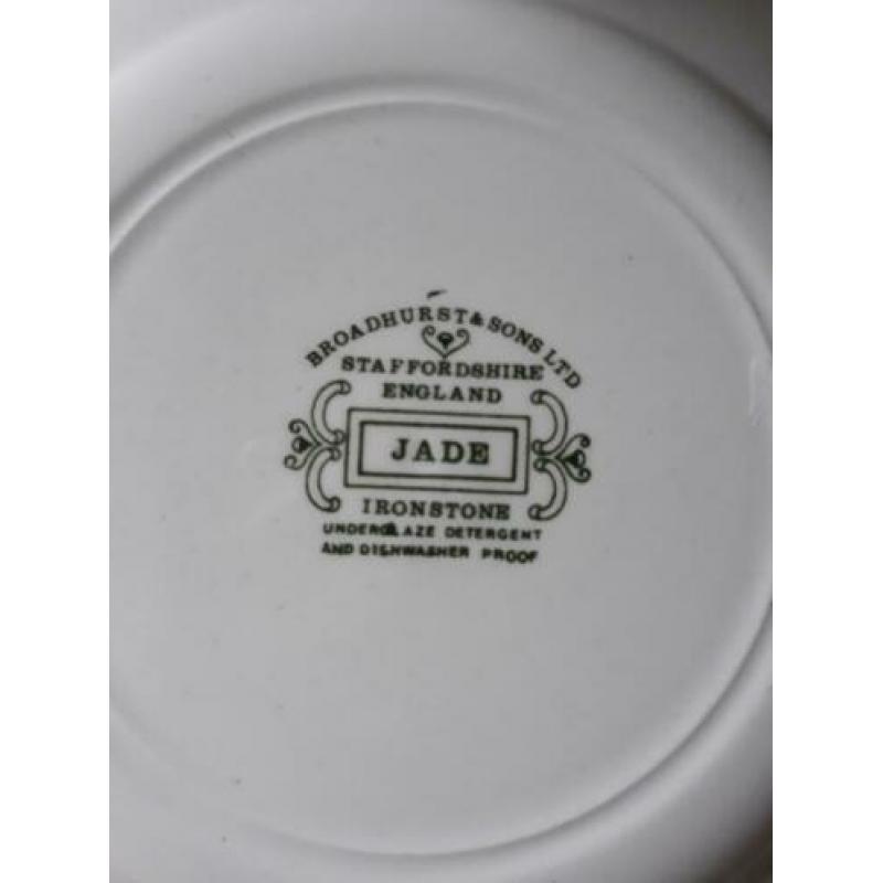 Broadhurst staffordshire England Jade Ironstone tableware