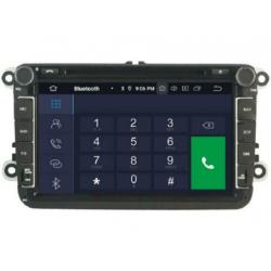 android 9 navigatie vw caddy dvd carkit android 9 usb 8 inch