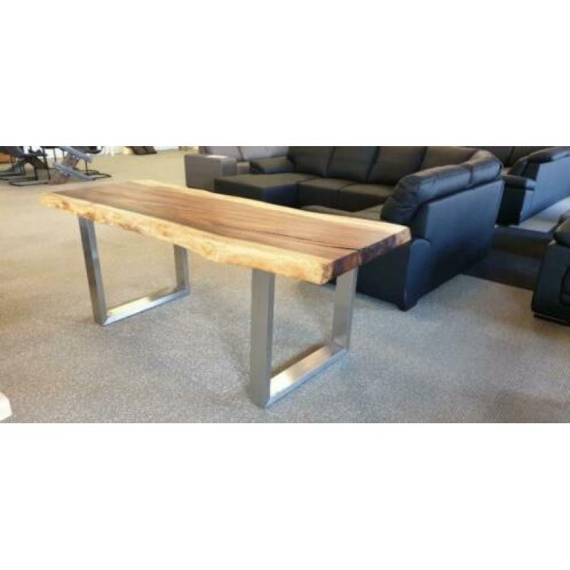 n502 suar tafel met stalen frame poot maat 200x90