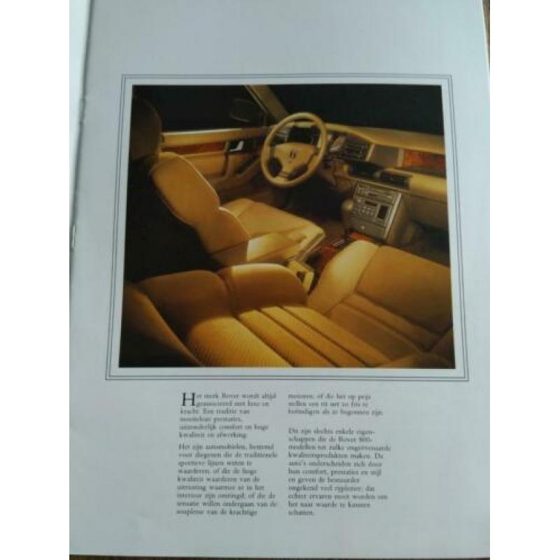 Rover 820 folder met vijf leafletts