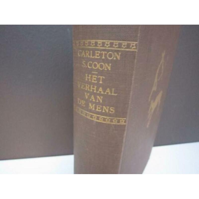 Antiek boek Carleton S.Coon - Het verhaal van de mens 1957