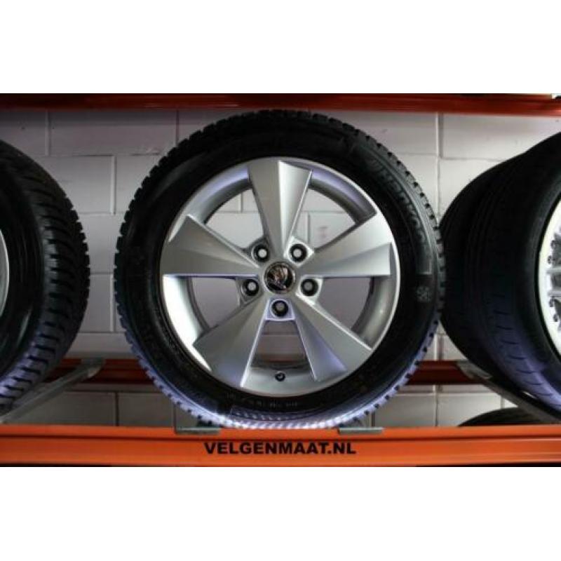 Skoda Velgen + 8,3mm Winterbanden Octavia Superb Yeti 5x112