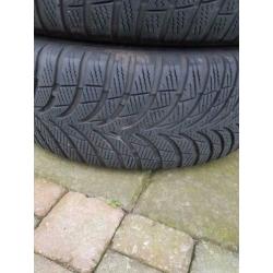 Winterbanden set 5x110 goodyear