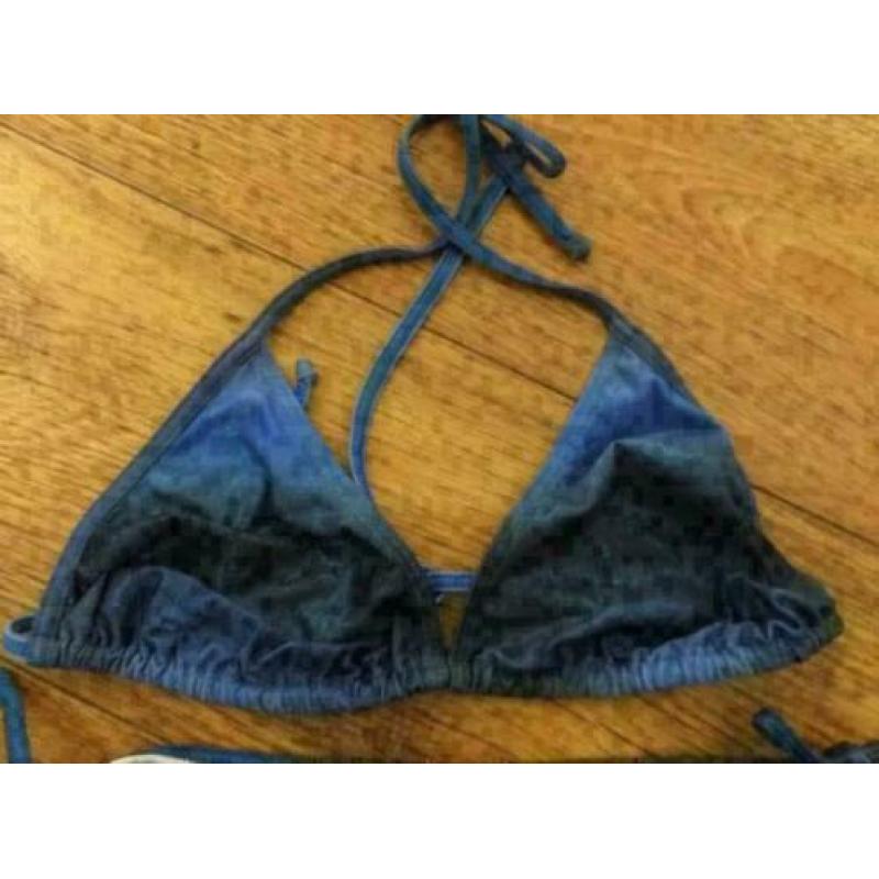 YES OR NO blauw glitter bikini mt 38