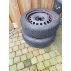 Winterbanden set 5x110 goodyear