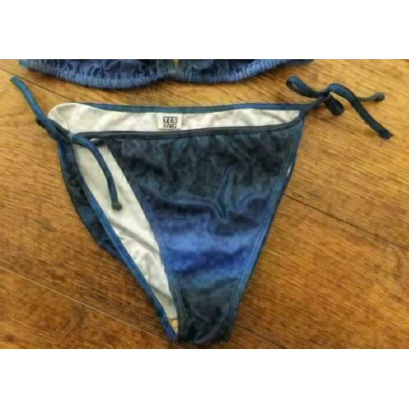 YES OR NO blauw glitter bikini mt 38