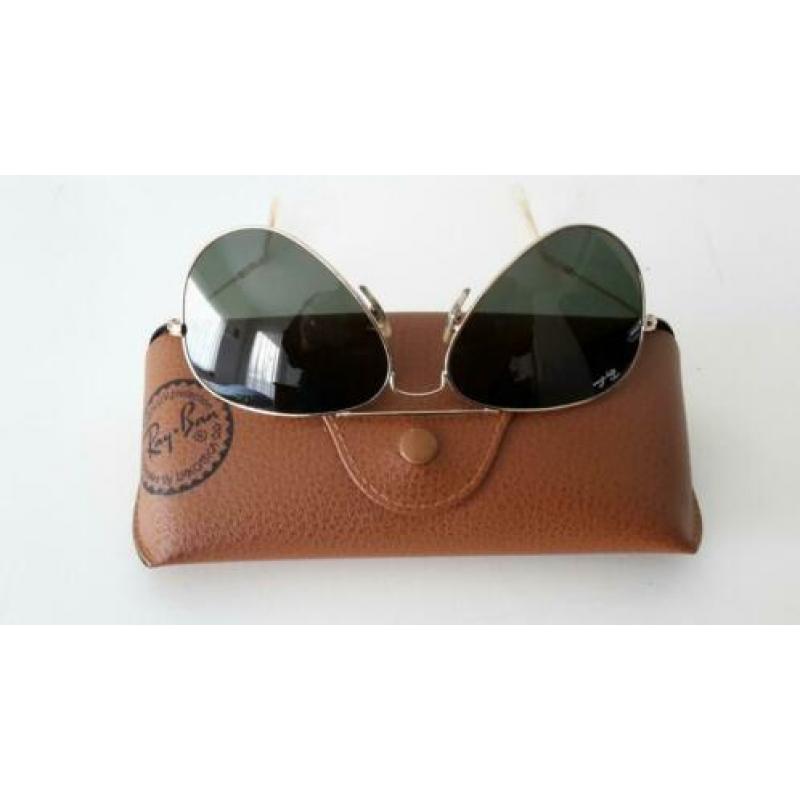 Ray ban zonnebril Aviator, maat 55-14,kleine model