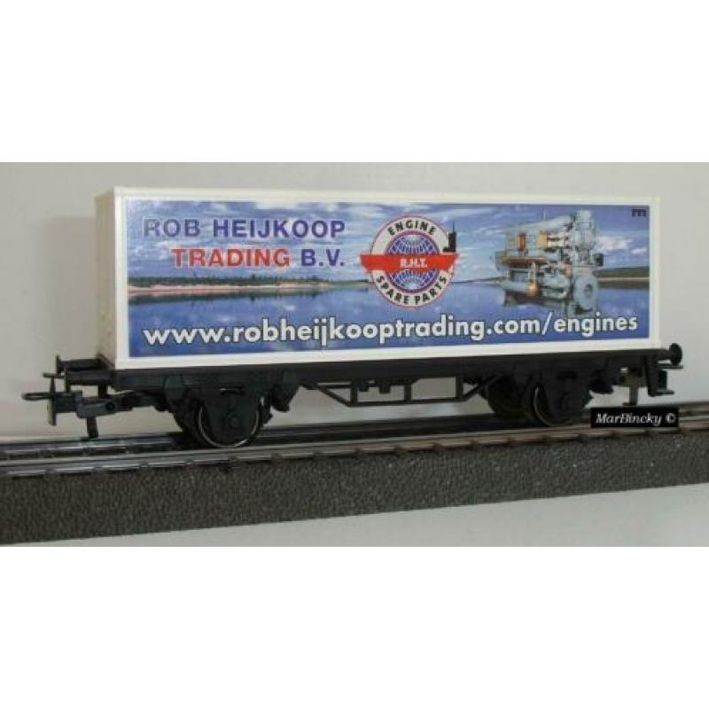 Märklin 4481 Rob Heijkoop Trading BV NL Containerwagen !