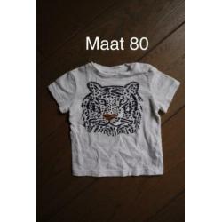 T-shirtjes/korte broekjes/hoedjes maat 80/86