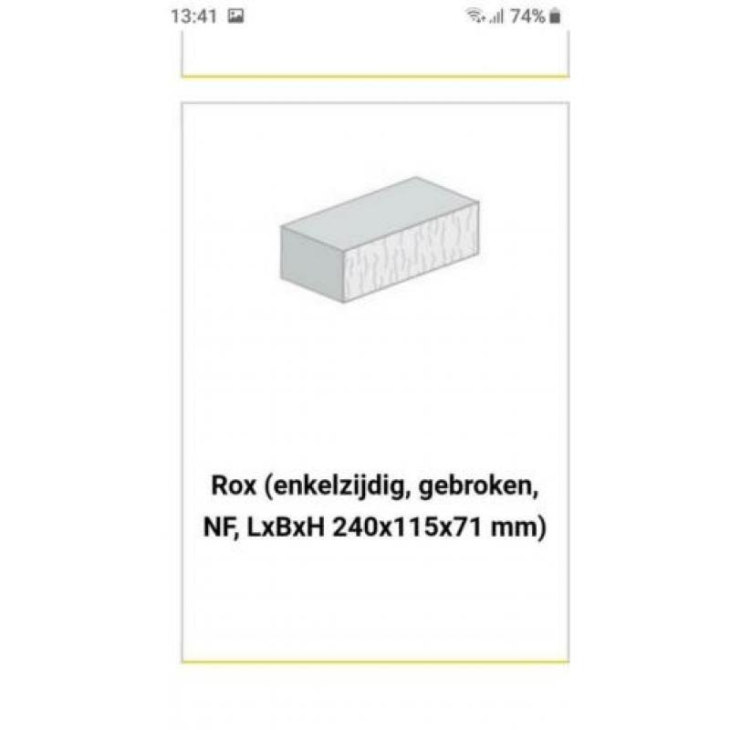 MBI Gevelsteen Rox Wit 84 stuks