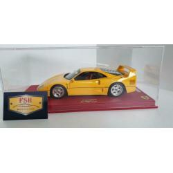 Ferrari F 40, Giallo Modena, BBR de Luxe. Mint in box !!!