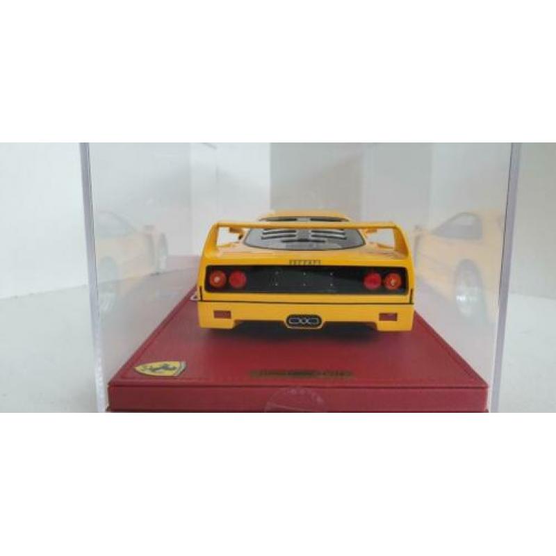 Ferrari F 40, Giallo Modena, BBR de Luxe. Mint in box !!!