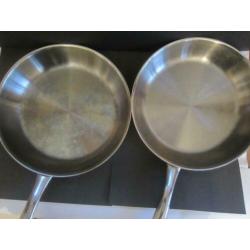 steelpan Fissler INDUCTIE koekenpan Edelstaal 28 cm