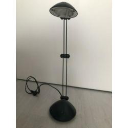 Halogeen zwarte bureaulamp