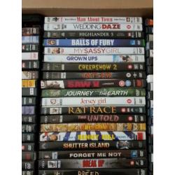 partij dvd's 74 stuks