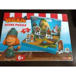 Wickie scene puzzel in de verpakking