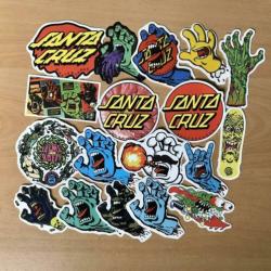 18 Santa Cruz screaming hand Rob Roskopp stickers hypebeast