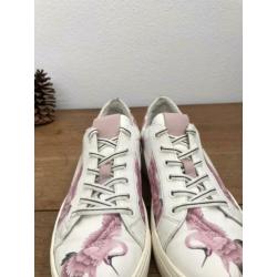 Roze kraanvogels sneakers