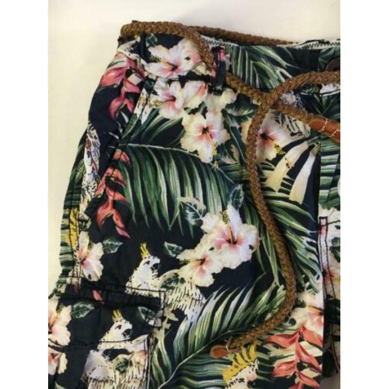 Scotch Shrunk korte cargo bermuda floral bloemen maat 152