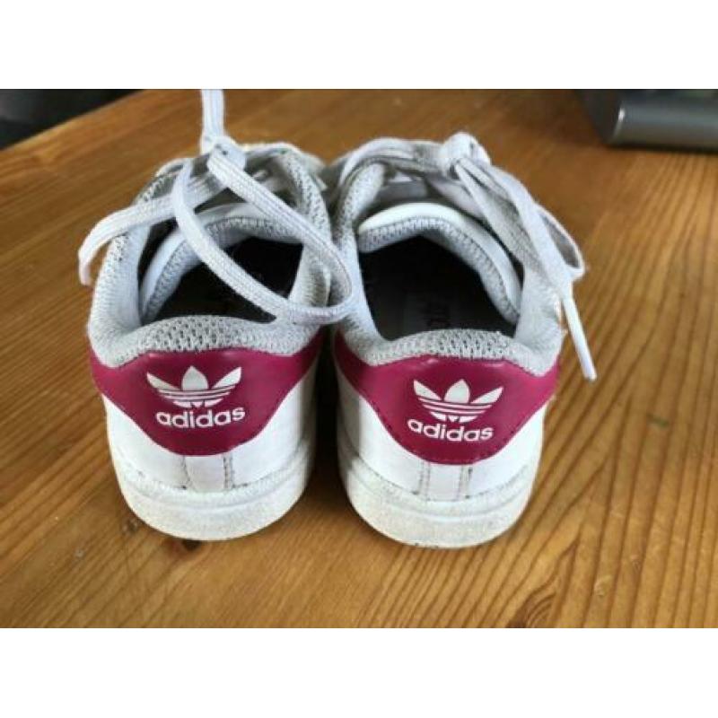 Adidas Superstar roze wit meisje mt 24