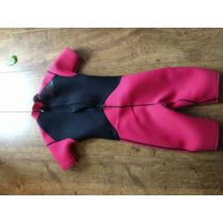 Shorty wetsuit j/m maat134/140