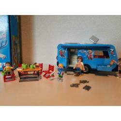 Playmobil 9502 caravan met jeep auto met doos