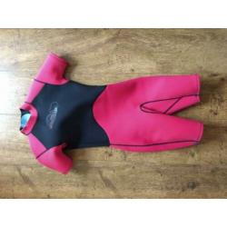 Shorty wetsuit j/m maat134/140