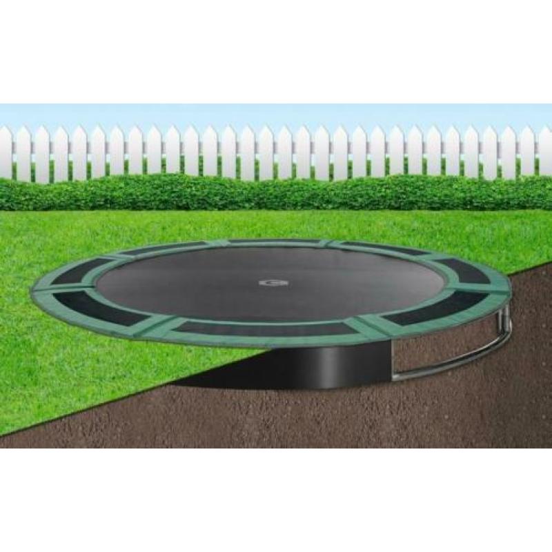 Ingraaf Trampoline Flatground Capital Play Groen 305 cm 444