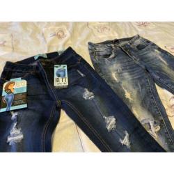 2 NIEUWE dames jeans maat 36. Butt lifting & toxik3