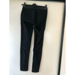 Supertrash broek zwart voorkant gecoat maat 27