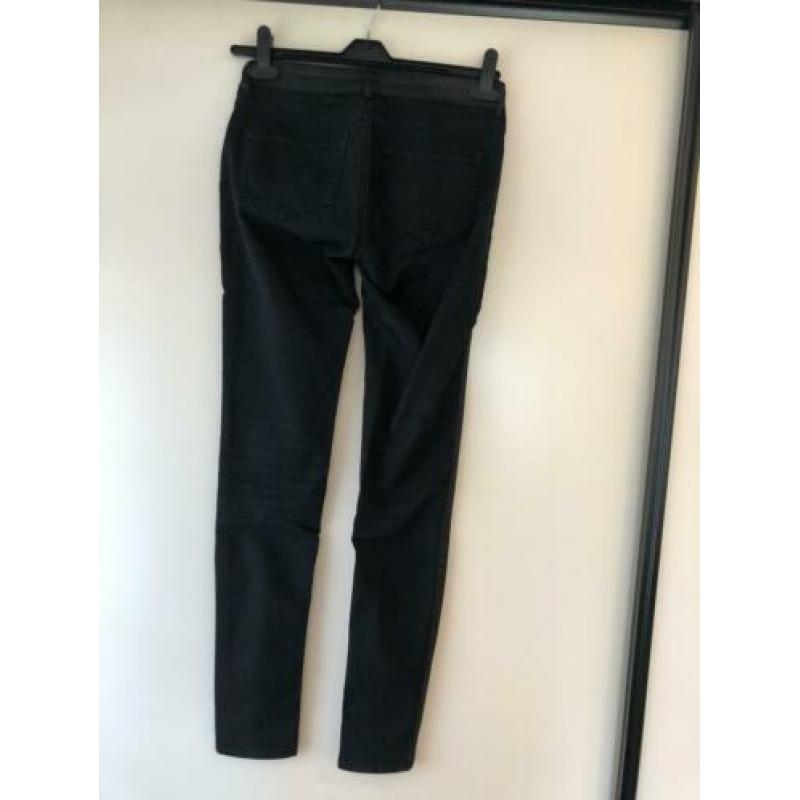 Supertrash broek zwart voorkant gecoat maat 27