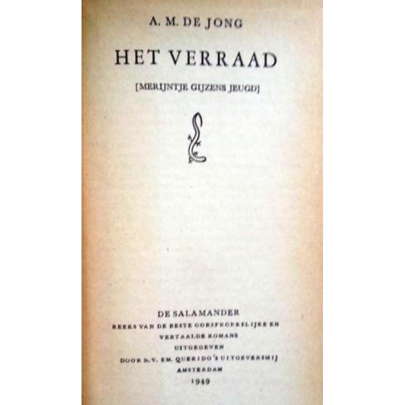 A.M. de Jong - Het verraad (Merijntje Gijzen's Jeugd)