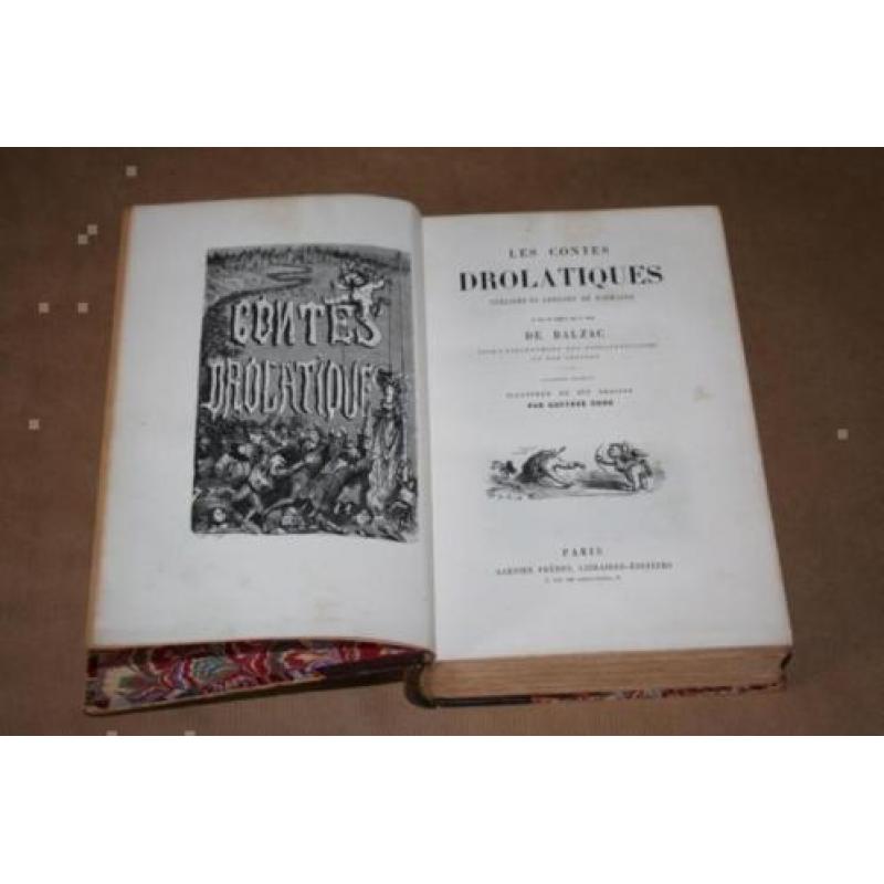 Les Contes Drolatiques - De Balzac & Gustave Doré - ca 1880!