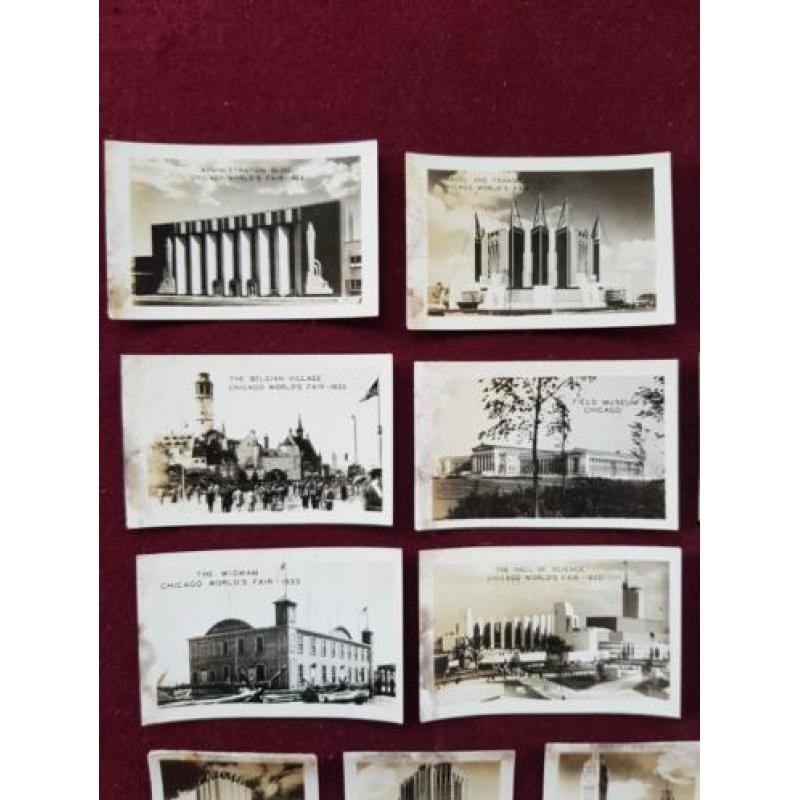 Souvenir Foto's World Fair Chicago 1933, €38,-.