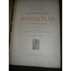 Droysens historischer HANDATLAS 1886. HELAAS rug LOS van boe