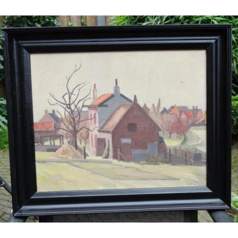 Sfeervol schilderij uit 1948