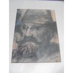 Vic Heyman 1890 - 1972 Portret Tekening