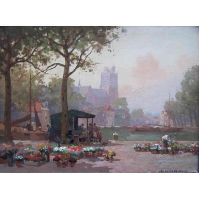 ====Jan Knikker jr 1911-1990==bloemenmarkt====DORDRECHT====