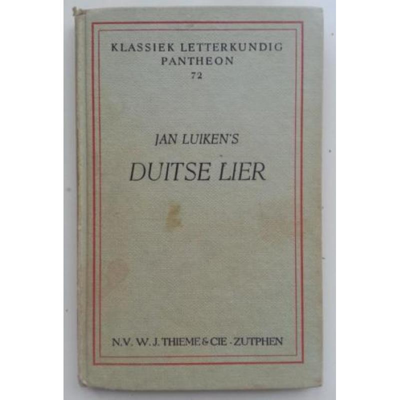 Klassiek Letterkundig Pantheon - Jan Luiken's Duitse Lier (K