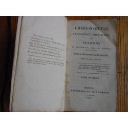 1810 Chefs-d'oeuvre d'éloquence chrétienne, ou sermons