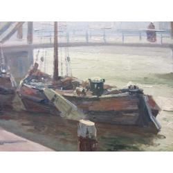 =Oskar Koch 1886-1914===vismarkt bij de haven ===80 x 100 cm