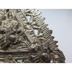 Late Medieval silver gilded Bible decoration with angels