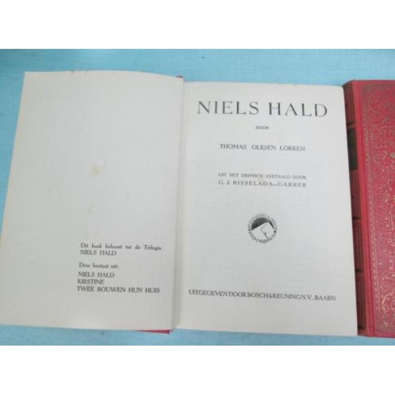 3 Boeken Thomas Olesen Lökken Triologie Niels Hard 1938