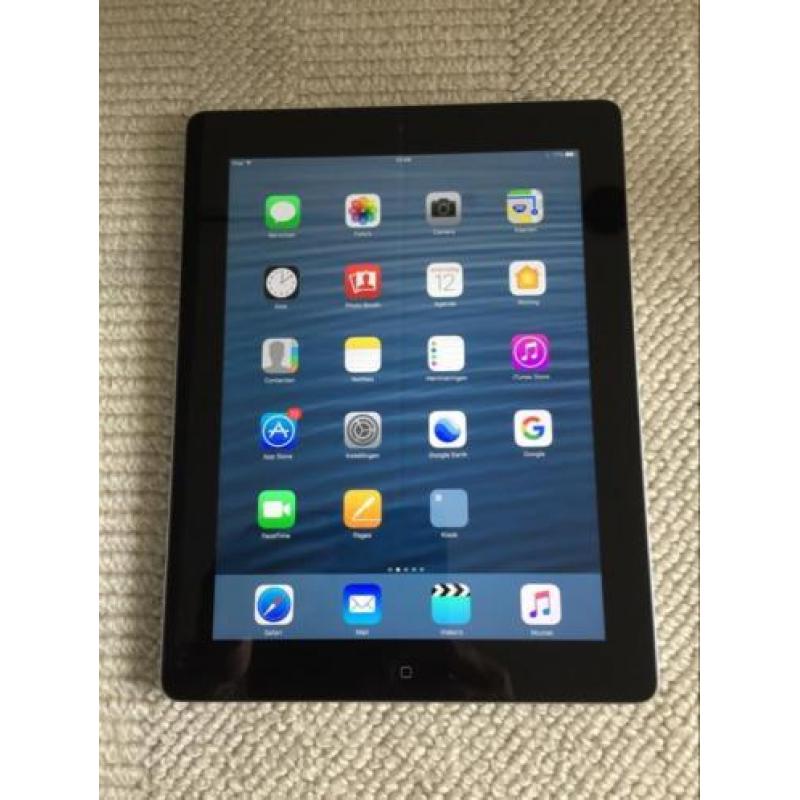 iPad 4 wifi retina scherm 9.7" 32gb zwart