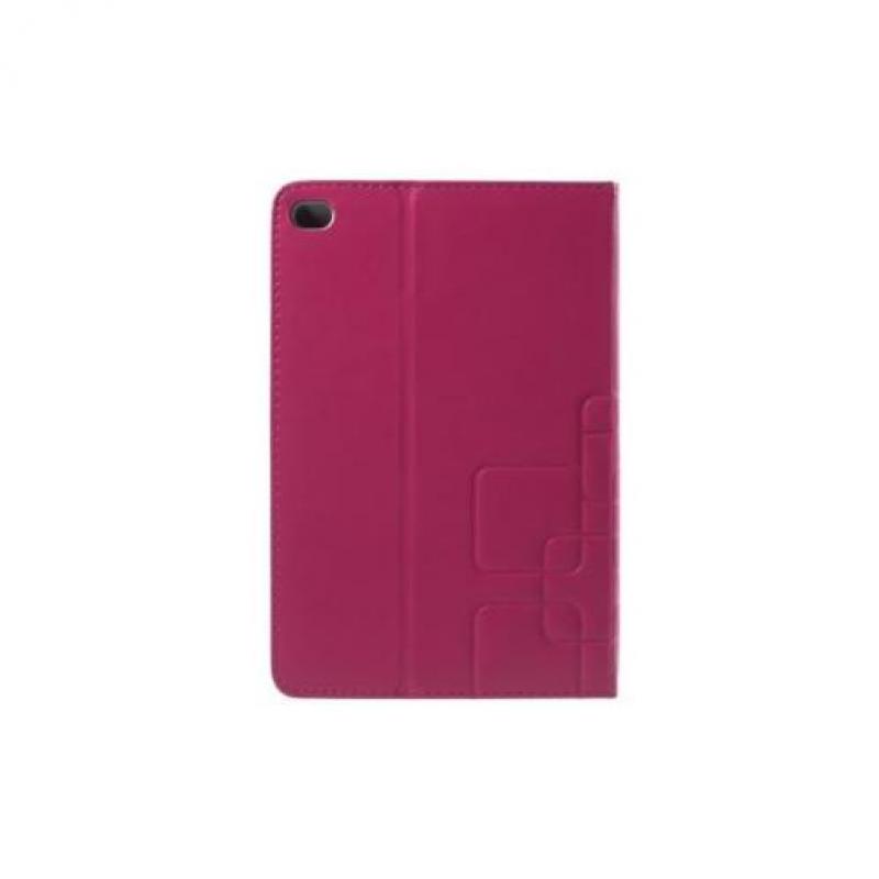 iPad mini 4 - hoes, cover, case - PU leder - roze