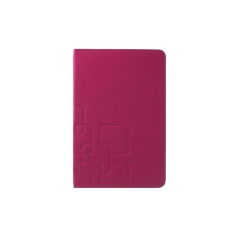 iPad mini 4 - hoes, cover, case - PU leder - roze