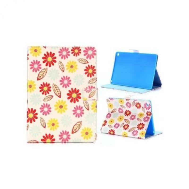 iPad Air 2 - hoes, cover, case - PU leder - Flower