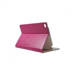 iPad mini 4 - hoes, cover, case - PU leder - roze