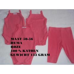 Maat 50-56 - diverse baby kleding van hema