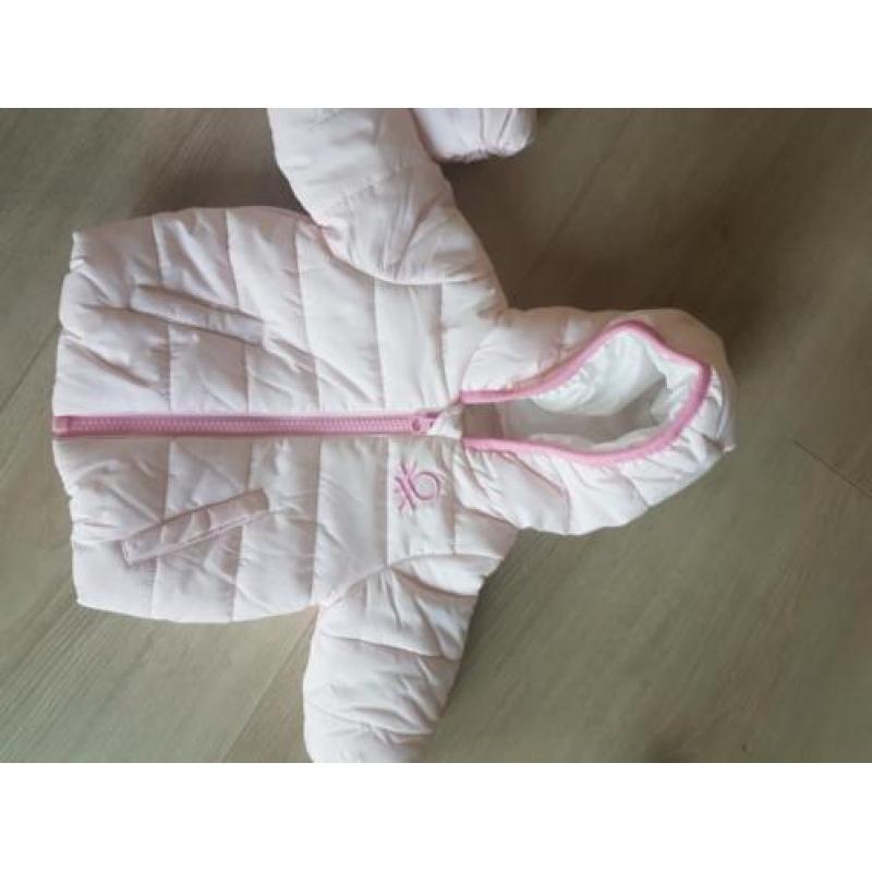 Gloednieuwe baby winterjasjes maat 50 van Benetton